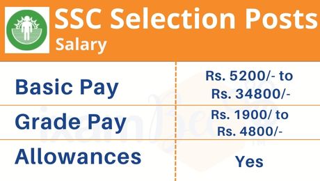 SSC Selection Post Phase 10 Salary Monthly Pay Scale Job Profile