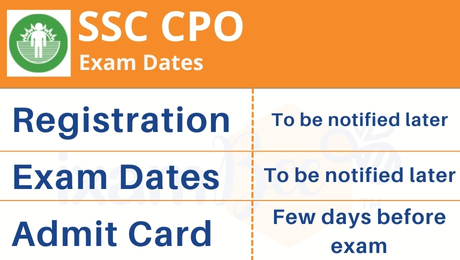 SSC CPO Exam Dates