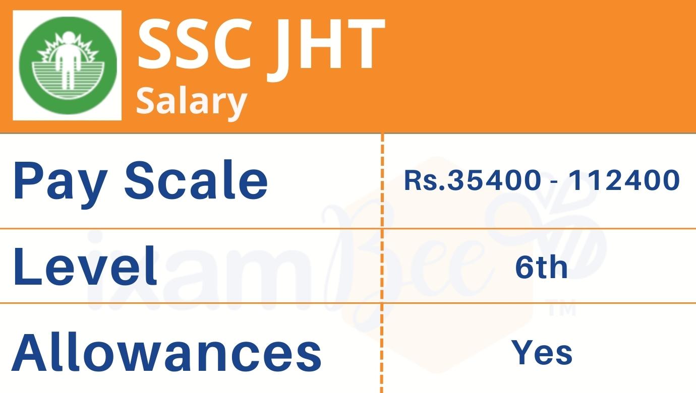 SSC JHT Salary