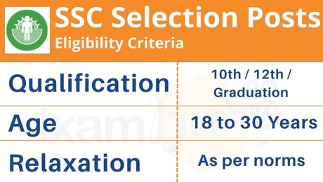  SSC Selection Post Eligibility Criteria