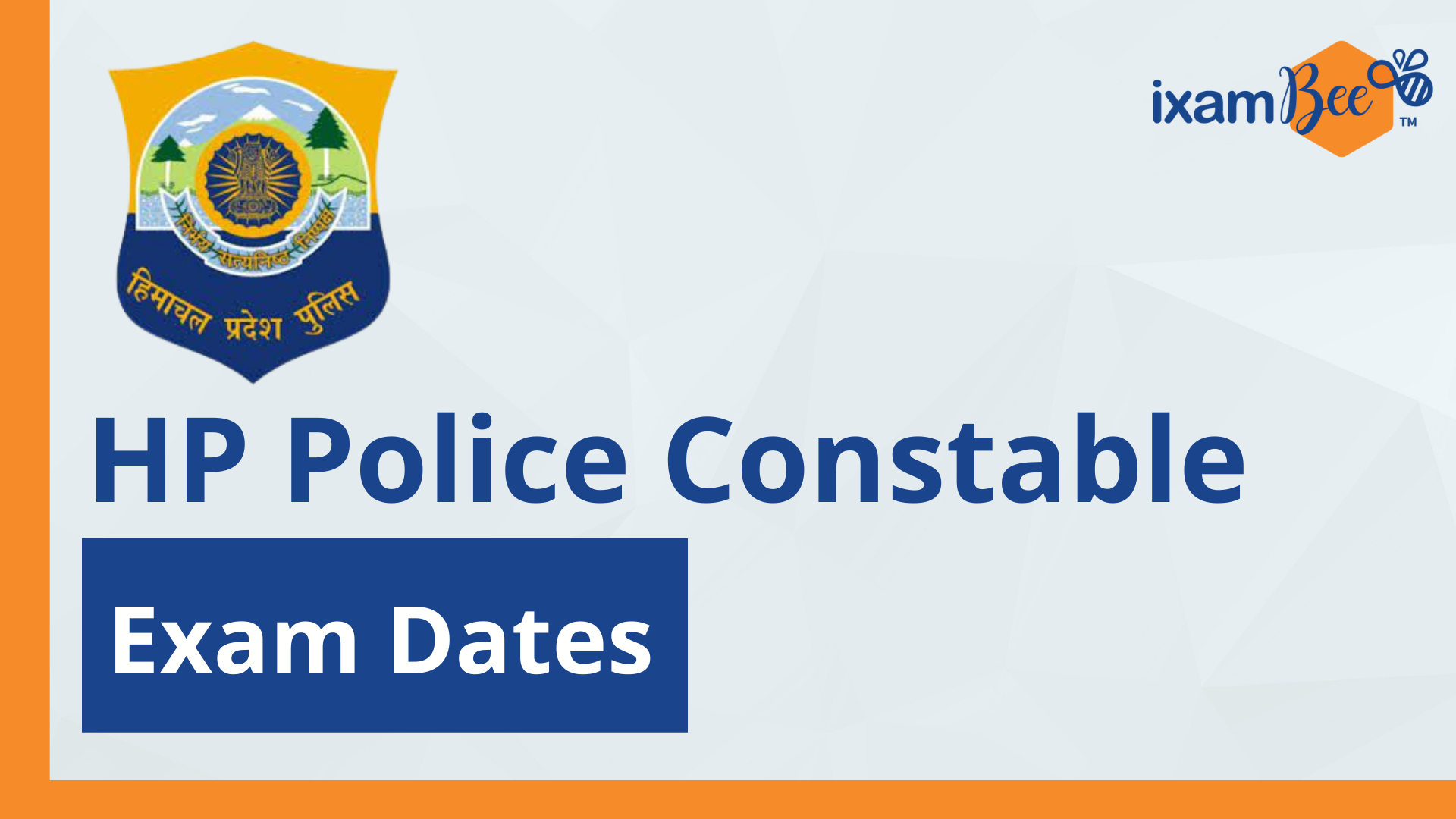 HP Police Constable Exam Calendar 2024 Check Exam Dates and Schedule