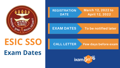 ESIC SSO Exam Dates