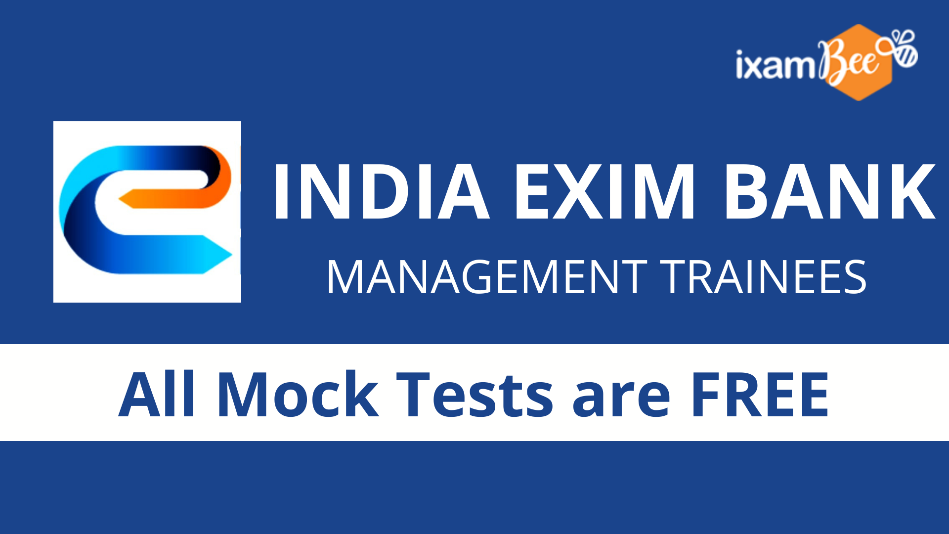 India Exim Bank Management Trainee Free Mock Tests