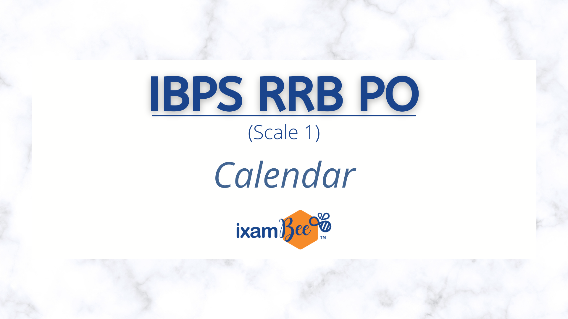 IBPS RRB Officer Scale 1 Exam Dates