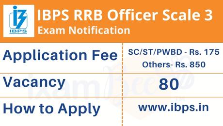 IBPS RRB Scale 3 Exam Notification