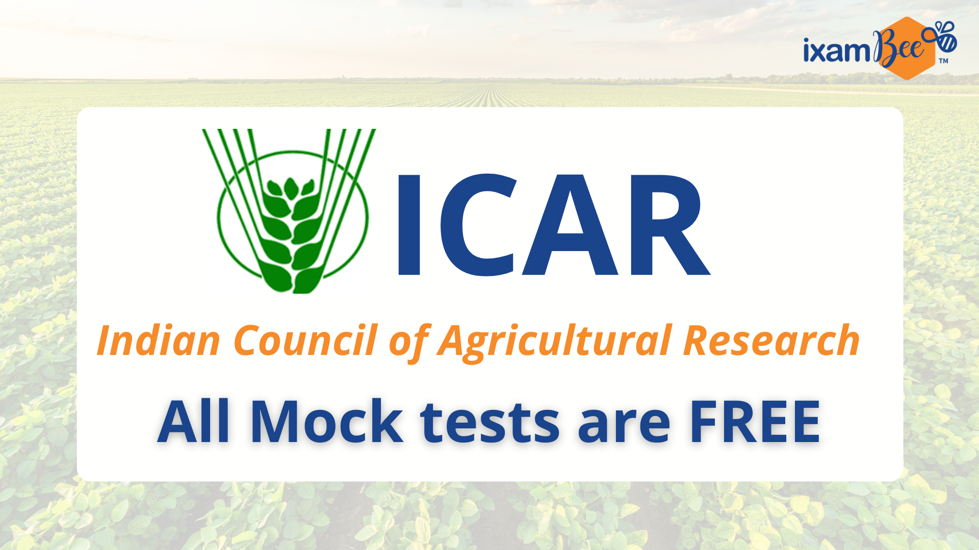 ICAR Free Mock Test