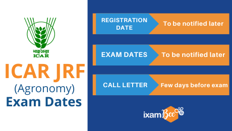 ICAR JRF Exam Calendar