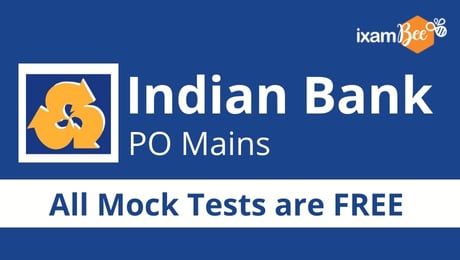 Indian Bank PO Mains Free Mock Test