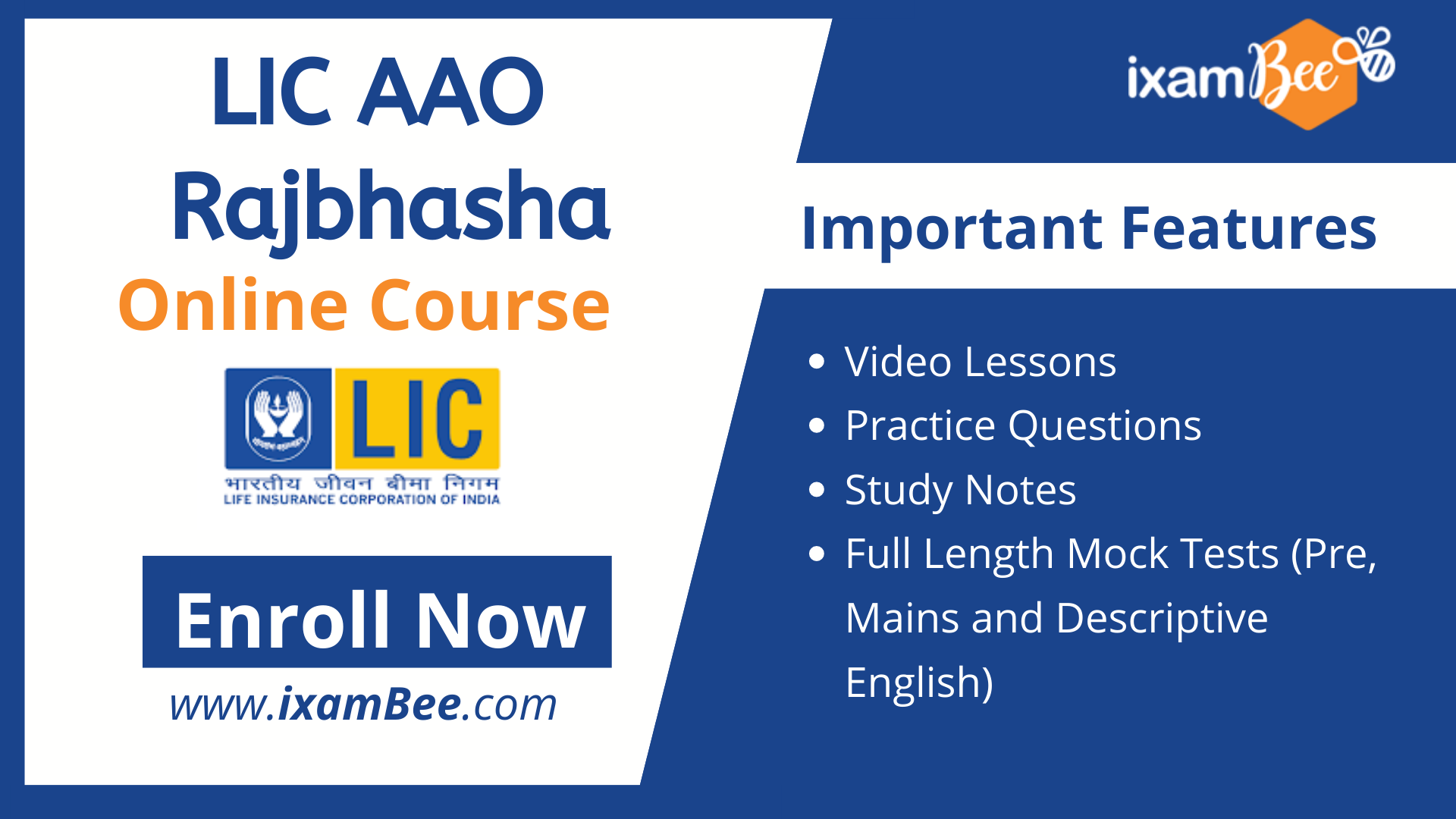 LIC AAO Rajbhasha Online Course