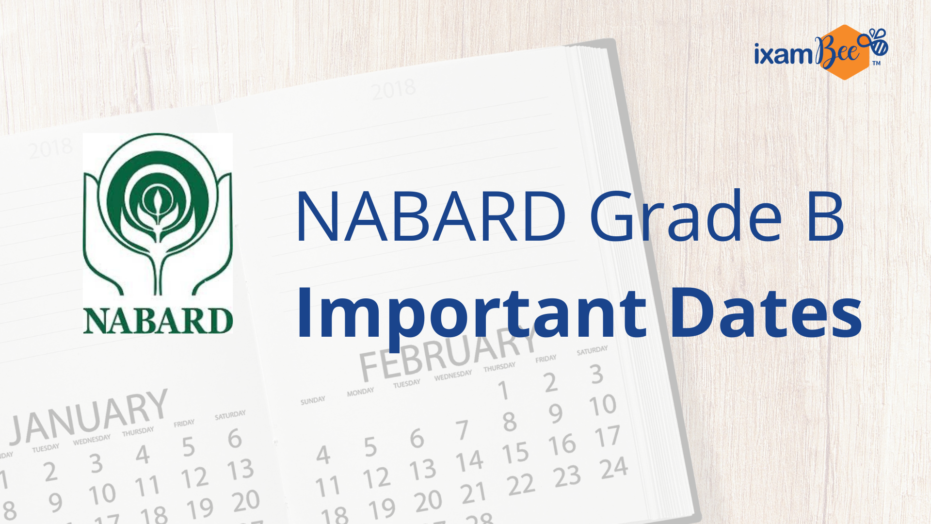NABARD Grade B Exam Dates