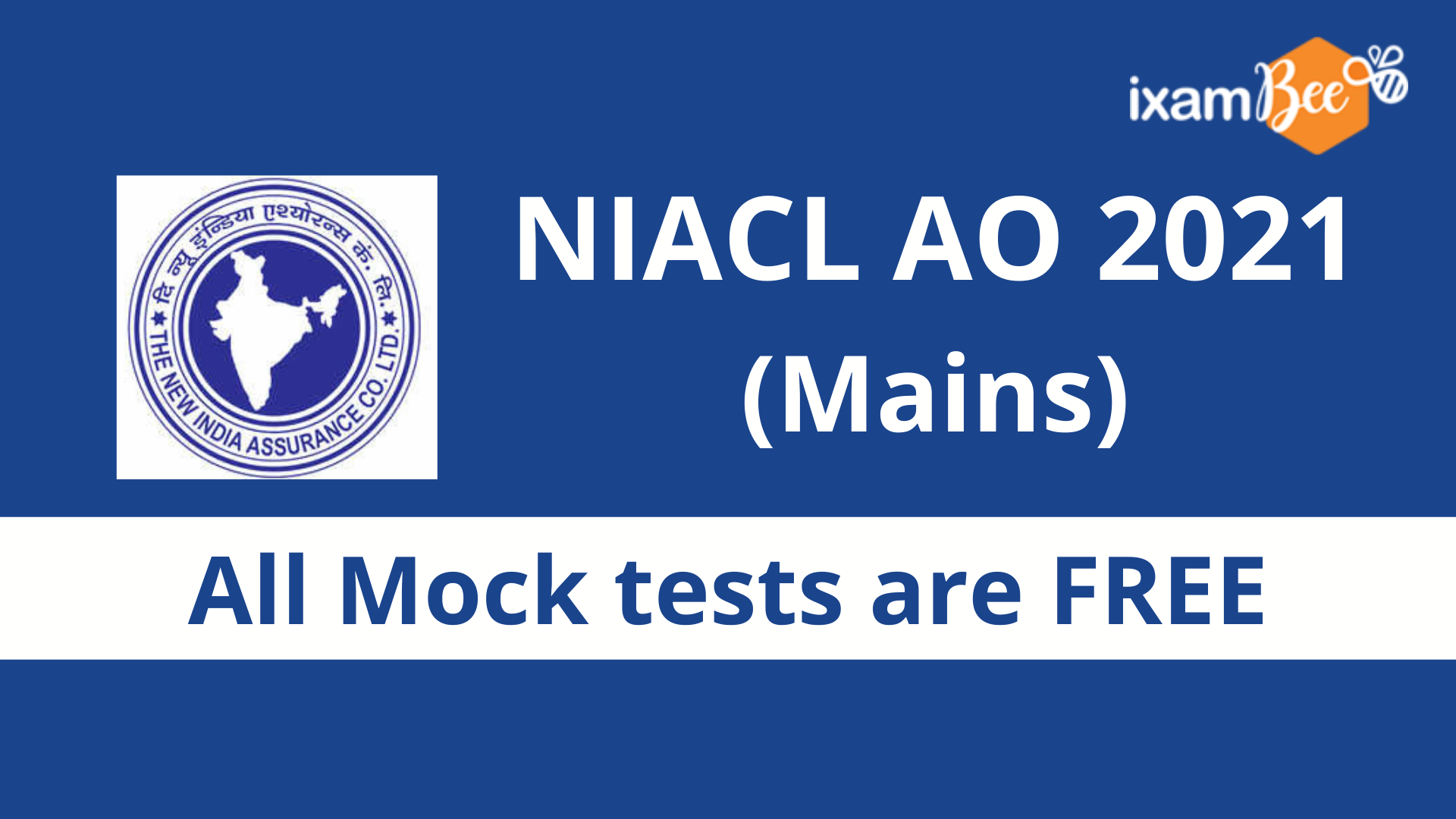 NIACL AO Mains online course