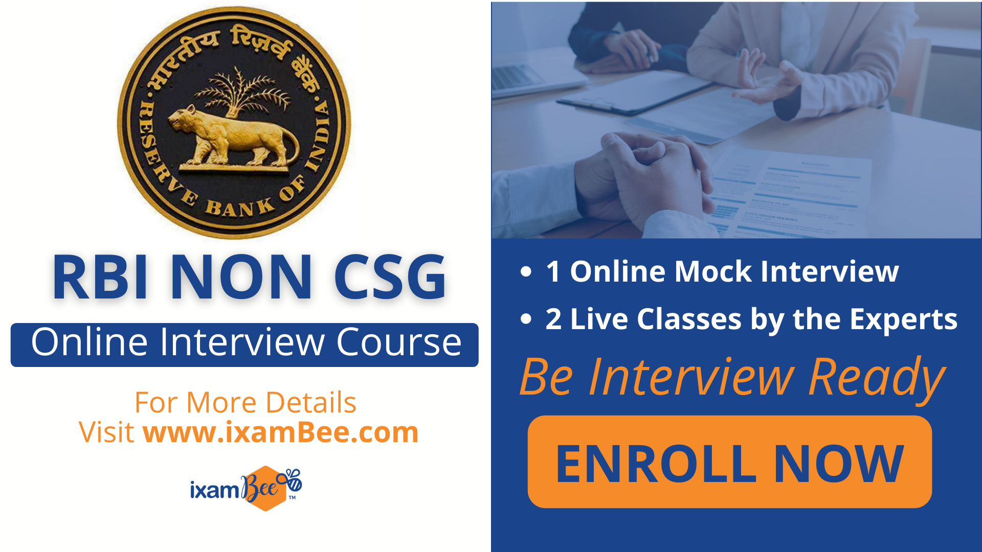 RBI Non CSG Interview Course Page