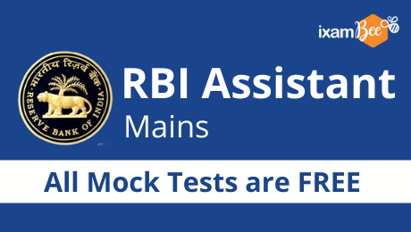 RBI Assistant Mains Free Mock Test
