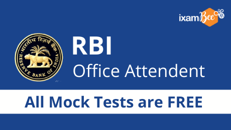 RBI Office Attendant Exam Free Mock Tests