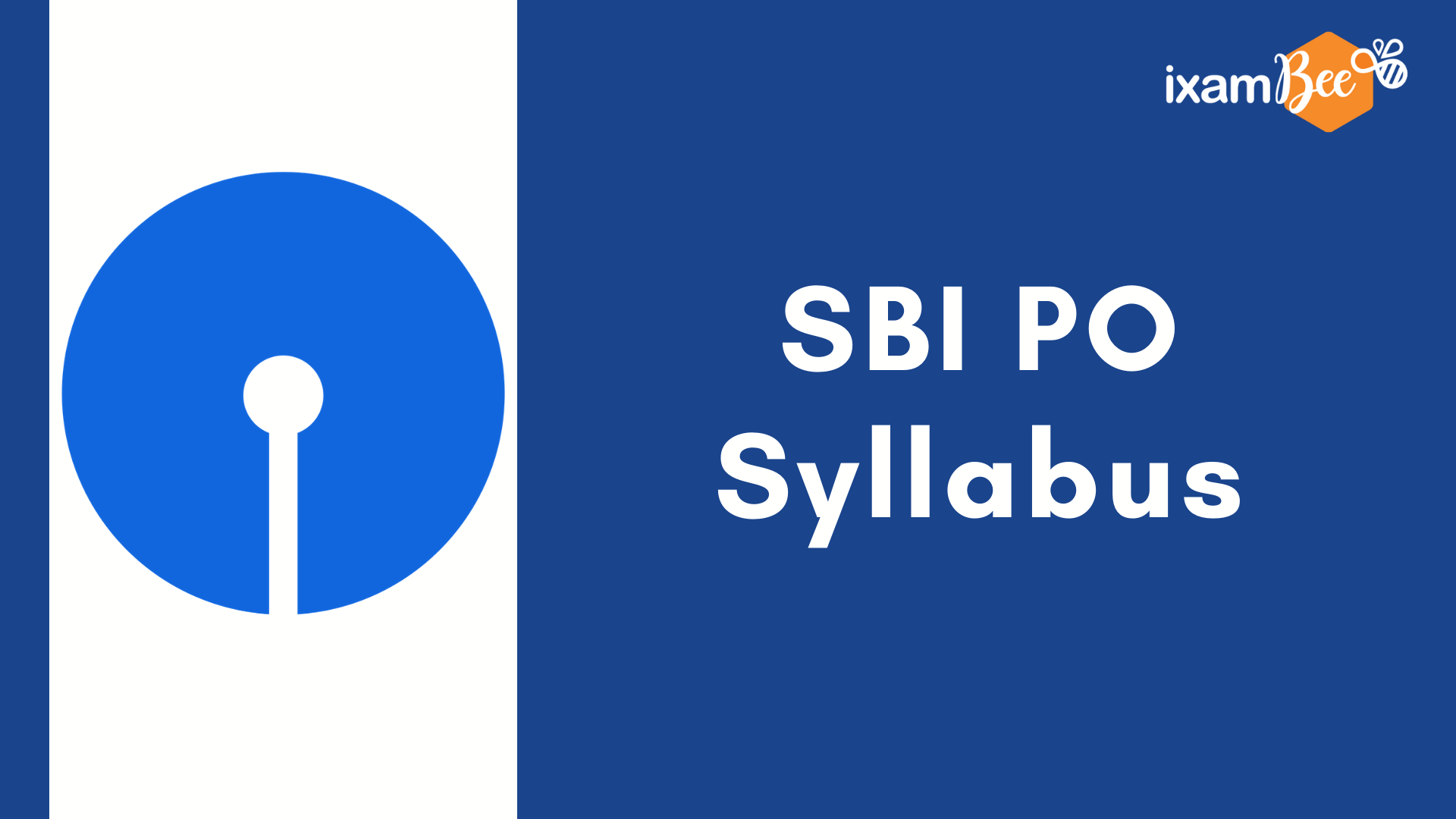 SBI PO Syllabus