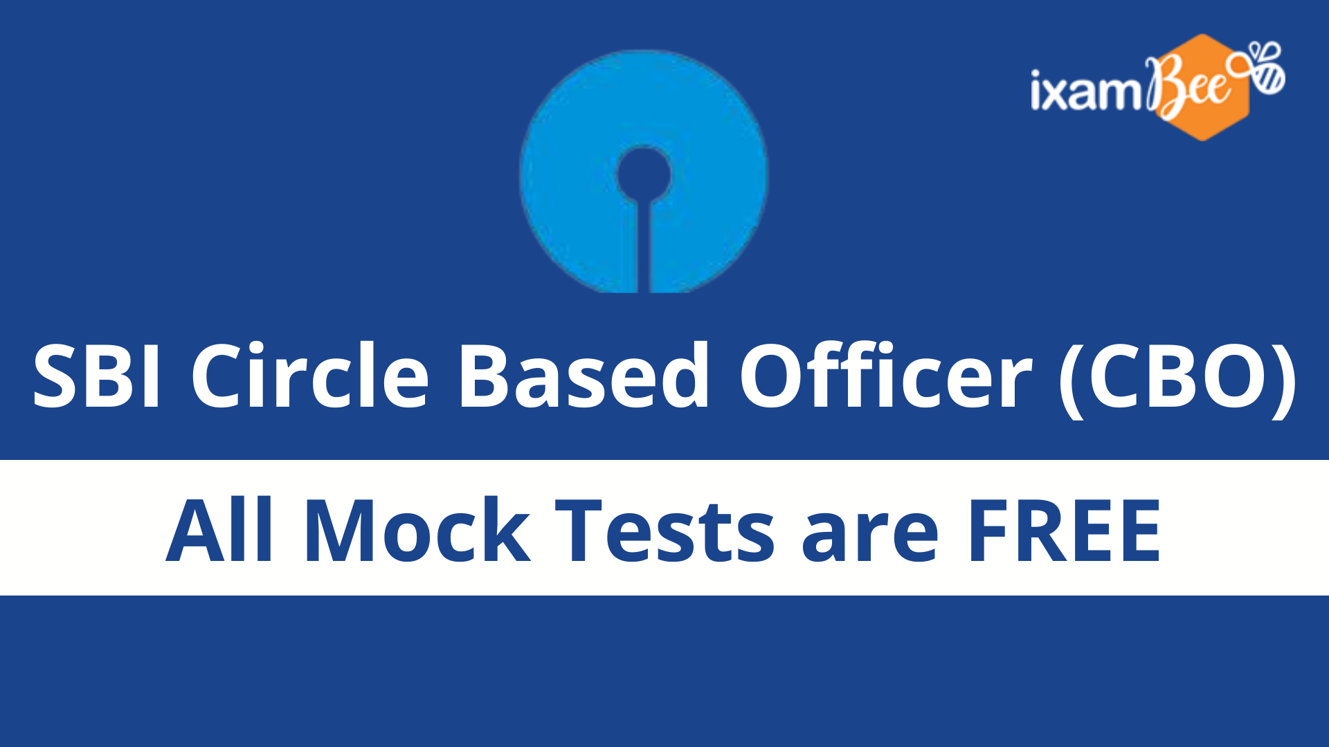 SBI CBO Free Mock Tests