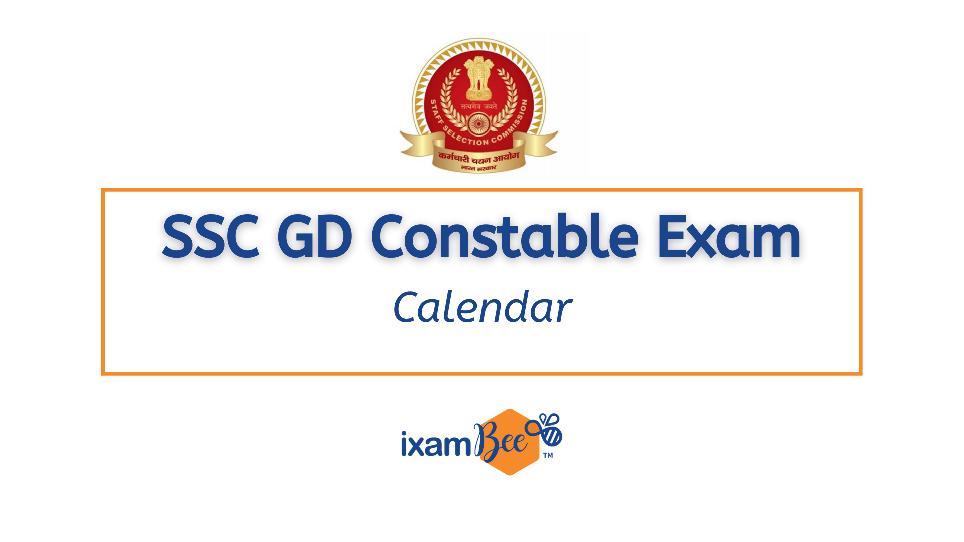 SSC GD Constable Exam Dates
