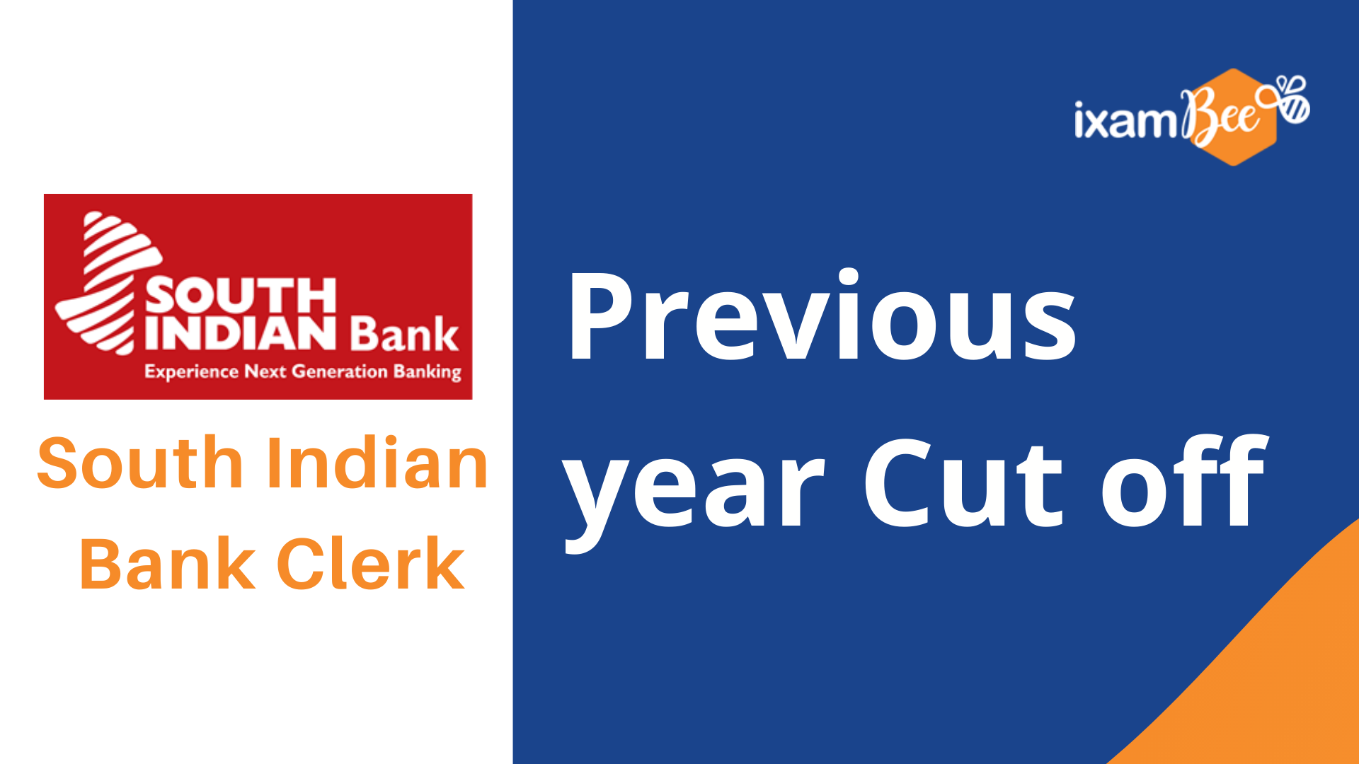 South Indian Bank Clerk Previous Year Cut-off
