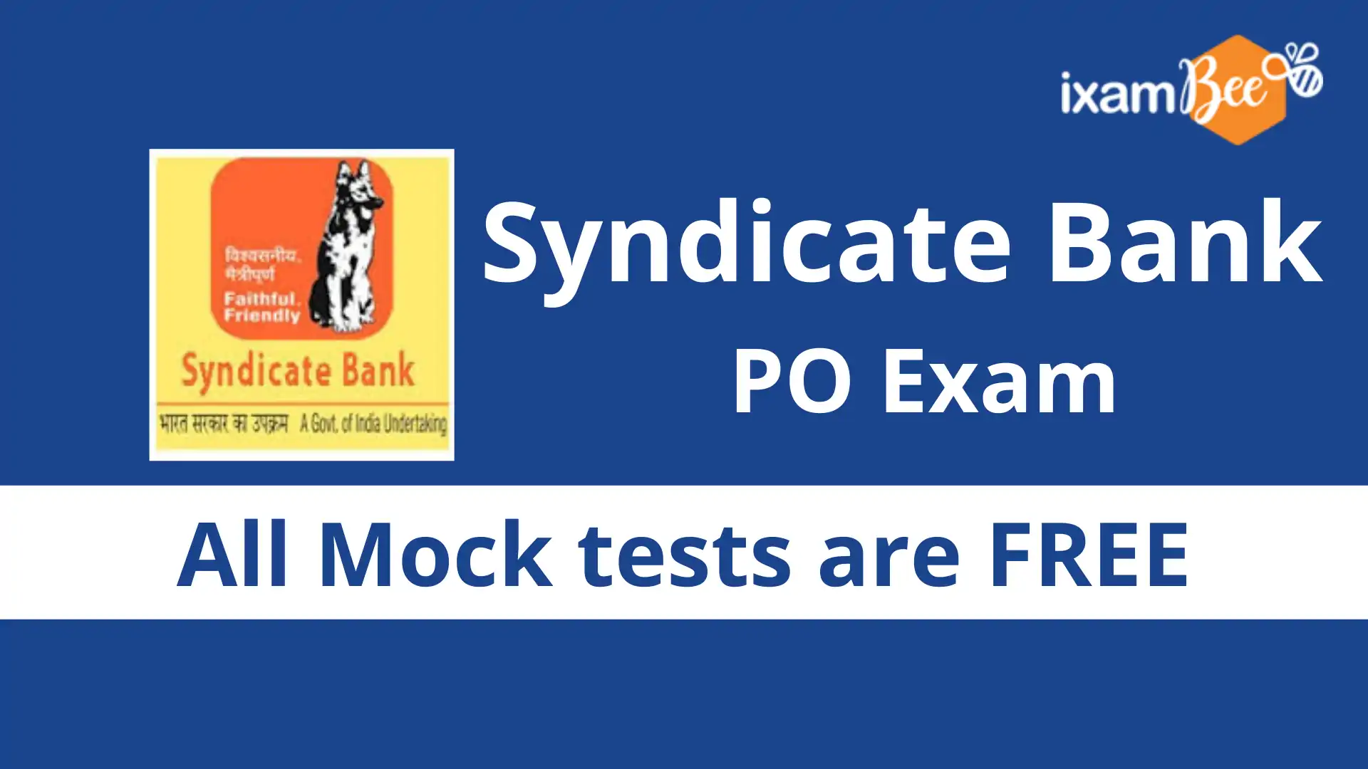 Syndicate Bank PO online course