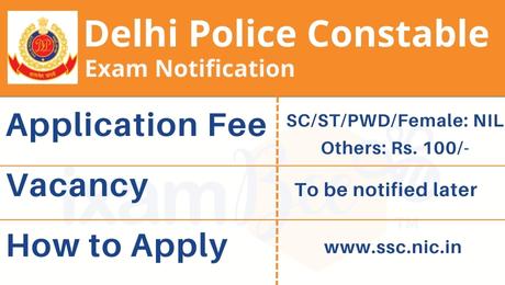  delhi-police-constable-exam-notification