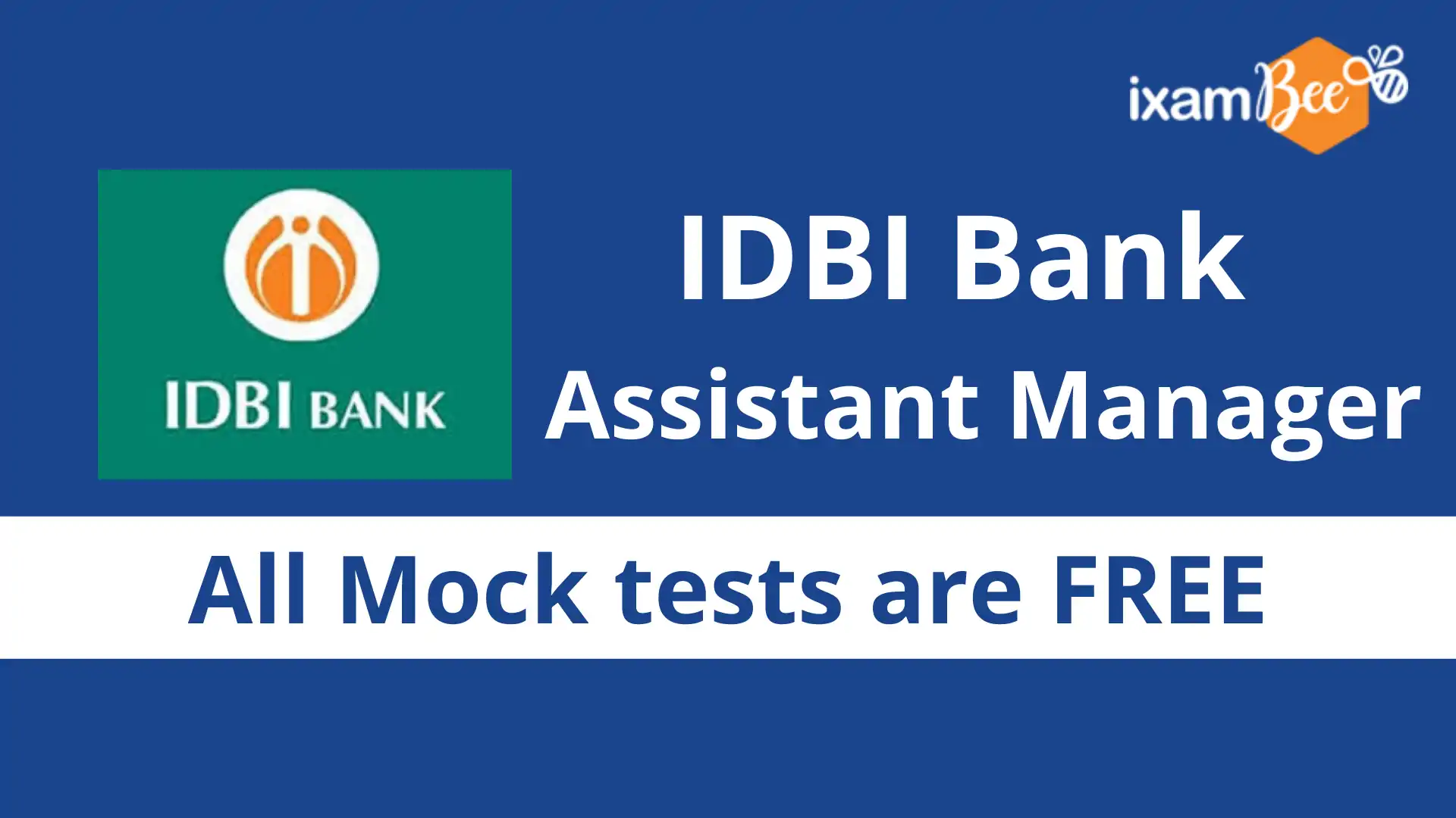 idbi bank assistant manager online course