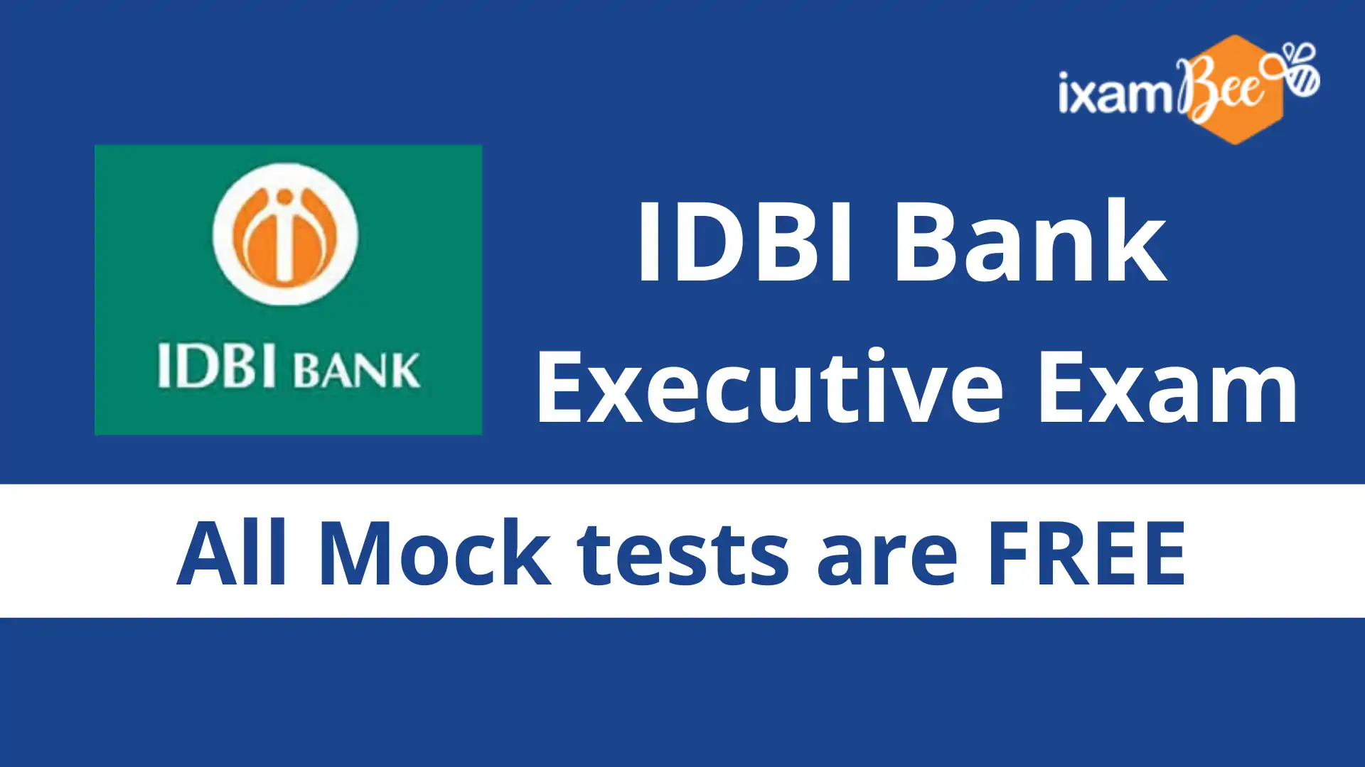idbi bank executive  online course