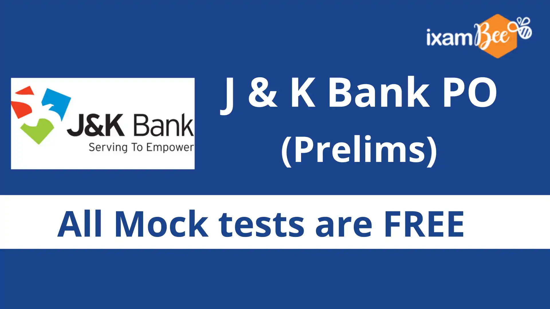 J&K Bank PO prelims online course