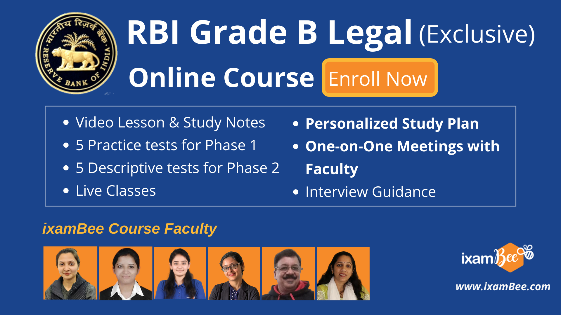RBI Grade B Exclusive Online Course