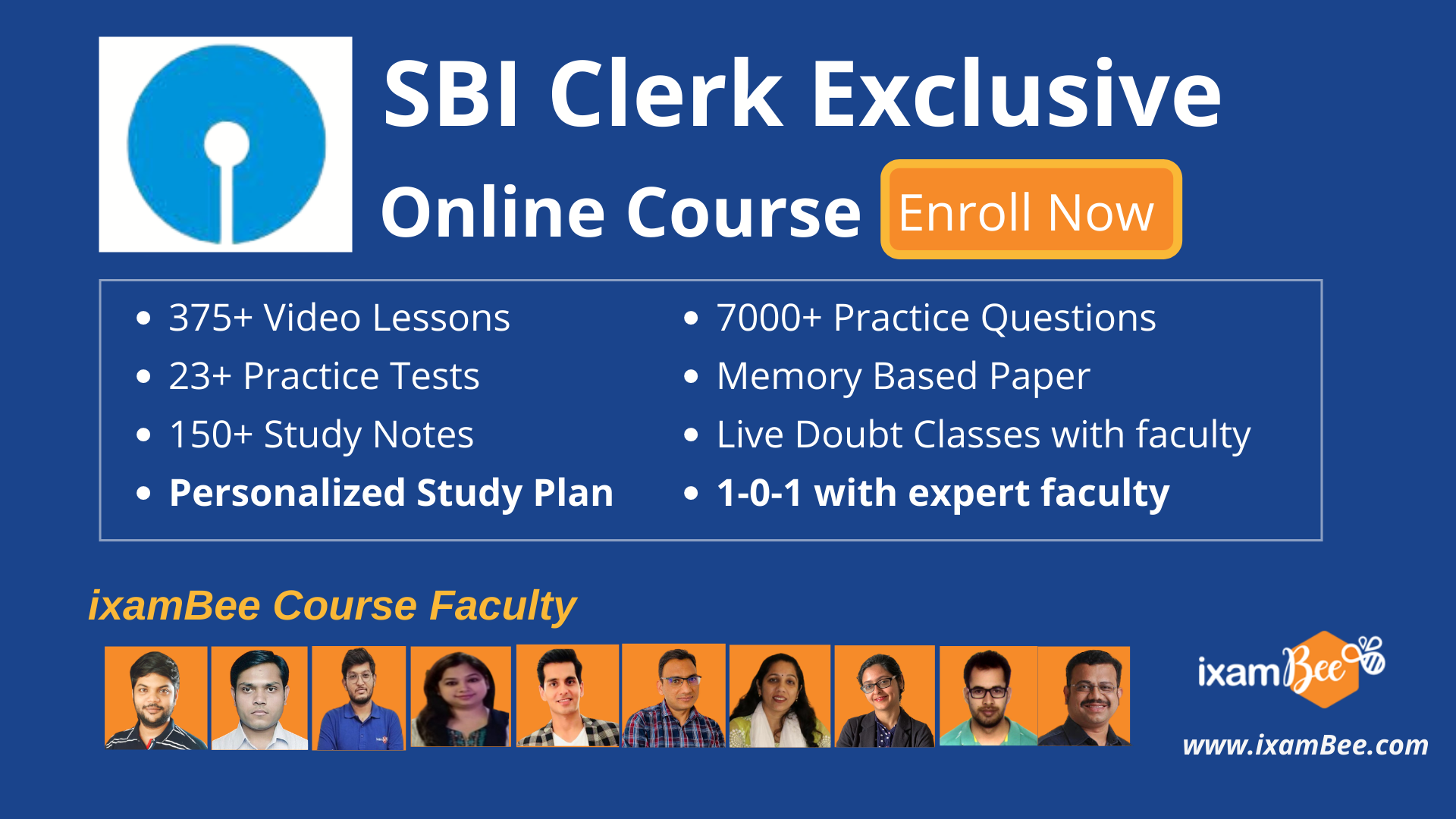 sbi clerk Exclusive Online Course