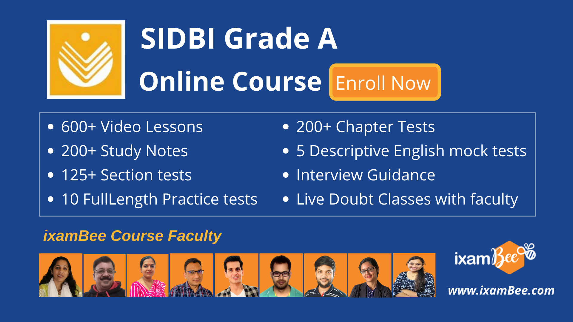 SIDBI Grade A Onlinne Course