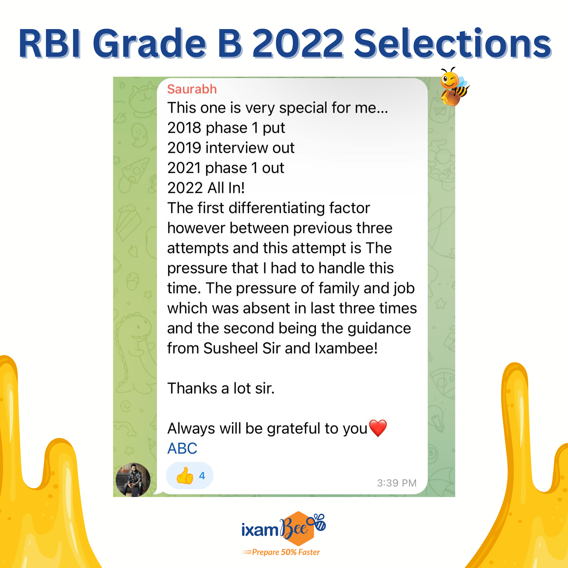 RBI Grade B-2022 Selections